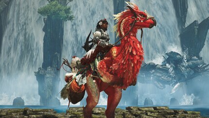 Hunting monsters while riding a bird – that’s Monster Hunter Wilds.