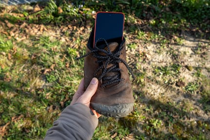 Una scarpa ha lo stesso peso del mio smartphone.
