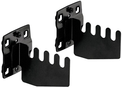 Il produttore offre molti ganci diversi per i pannelli forati, anche per le seghe, ad esempio.