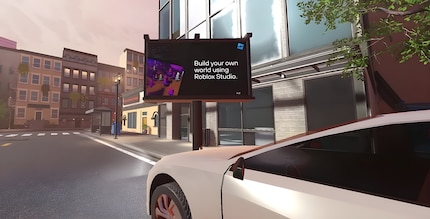 La pubblicità immersiva è incorporata direttamente nel gioco Roblox.