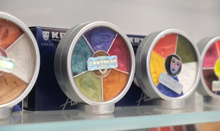 These are Kryolan’s Cream Color Circles. There’s a palette in the range that was designed with the colours needed to create a black eye.