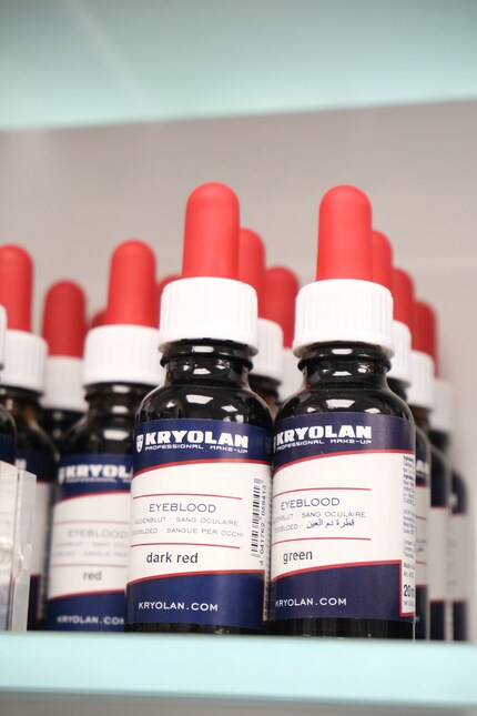 What colour eyeblood would you like? Red, dark red or perhaps green?