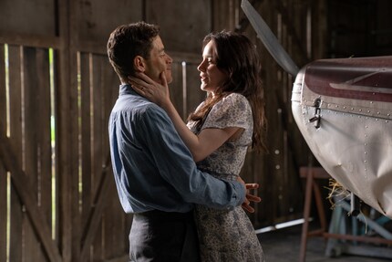 Here, Sarah and Charlie are still happy together.