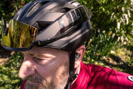 With the OptiGrip mount, the sunglasses stay where they belong.