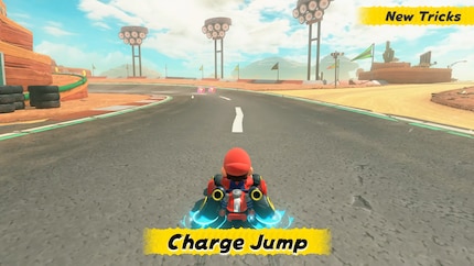 Puoi saltare anche senza molla.