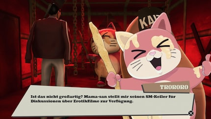 Dank der Agentur kann sich Trororo einen eigenen SM-Keller leisten. Ist das nicht toll?