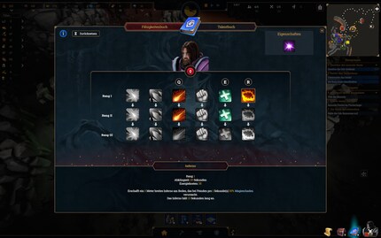 Das Levelsystem meines Helden gefällt mir.