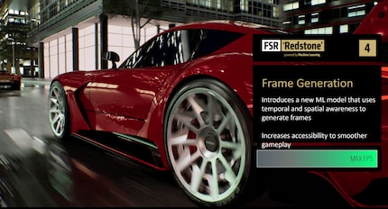 Con Project Redstone dovrebbe essere possibile anche la generazione di fotogrammi con FSR 4.