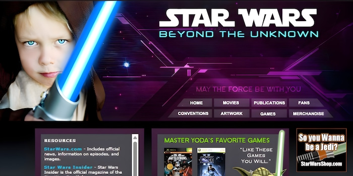 starwarsweb.net/Wayback Machine