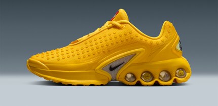 Voici à quoi ressemble une chaussure de la collection LEGO 'Air Max' de Nike.