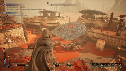 Regelmässig stürme ich feindliche Camps. Spielerisch bietet das wenig Abwechslung und die Zahl der Gegner ist überschaubar.