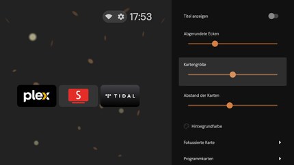 You can refine the look of the apps.