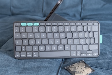 Die Tastatur der Flip Folio hat keine Trackpad, dafür ist sie handlich und leicht.
