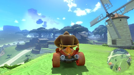 The game world is big.