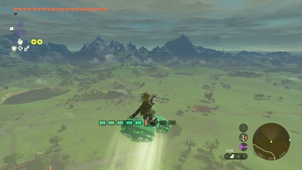 Hyrule più bella che mai. Il gioco non si blocca nemmeno una volta durante il volo.