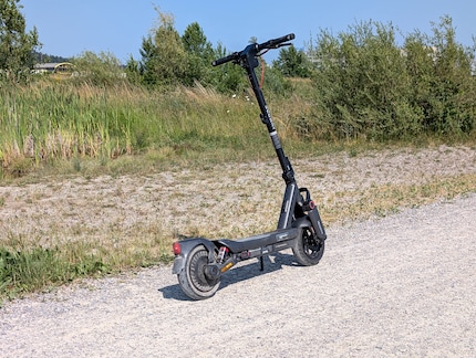 I sentieri ghiaiosi non sono un problema per il Segway.
