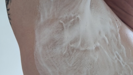 No matter where you’re shaving, plenty of shaving foam is important.
