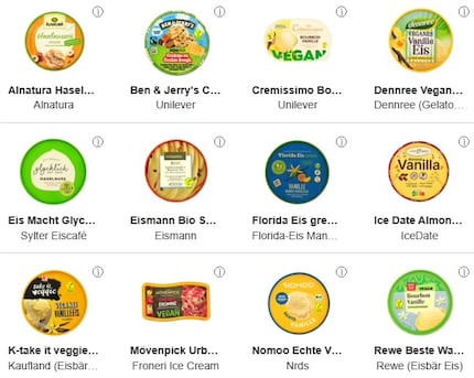 If the product names don't mean much to you, you might recognise the lids.