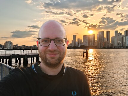 Tramonto sul Tamigi.