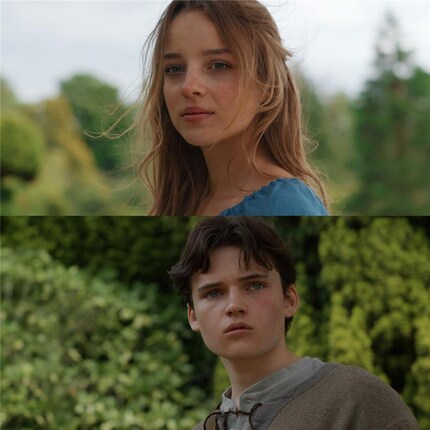 Bo Bragason spielt Zelda, Benjamin Evan Ainsworth verkörpert Link.