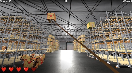 Riesci a prendere tutti i pacchi in BoxShooter?