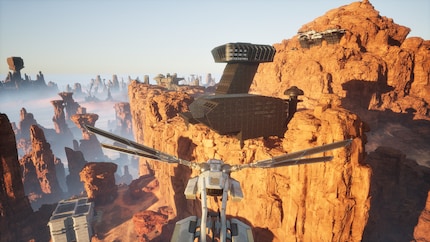 This base waits in vain for a cable car that never arrives.