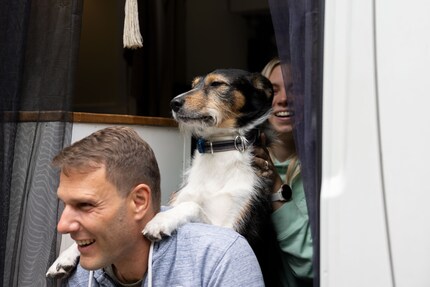 The three globetrotters – Patricia, Simon and Ari – on the road yet again