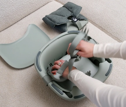 After use, all parts are packed together to save space.