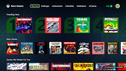 The Retro Classics collection in the Xbox Store.