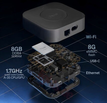 The hardware specifications that have become known come from this image.
