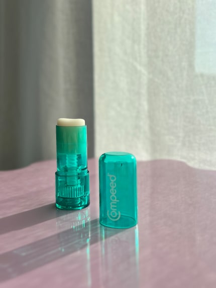 The stick from Compeed – the first anti-blister product that really works on me.
