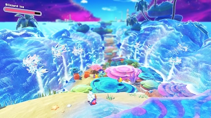 Au lieu de la surface de la mer, j'explore les fonds marins dans les sections Astralini.