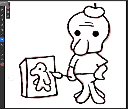 Ho un po' più problemi con il ricalco rispetto alla XP-Pen, ma il risultato è comparabilmente buono.