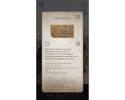 Le Discovery Tour vous fournit des informations historiques sur le contexte de l'environnement historique du jeu.