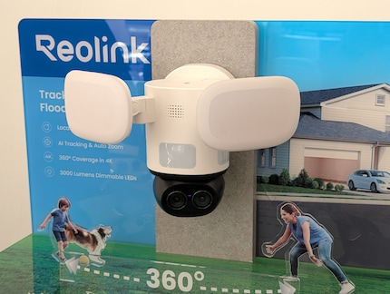 The new floodlight camera from Reolink is the first to get the AI features.