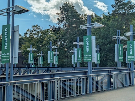 Ugreen accueille les visiteurs du salon à la gare RER.