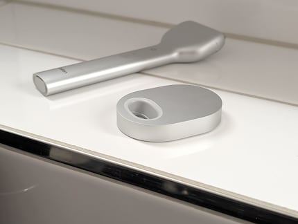 If you want this fancy stand, you’ll have to buy it separately.