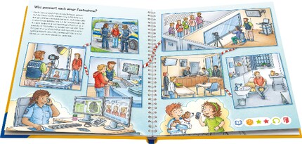 Wie funktioniert Spurensicherung und was macht das Polizeilabor? Das erfahren die Kids im neuen Tiptoi-Titel.