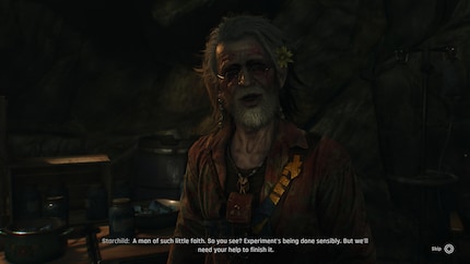 Dieser Hippie hört auf den Namen Starchild und will mit mir Drogen herstellen. Groovy.