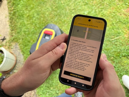 L'app spiega tutto passo per passo...