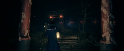 The dream world is full of religious symbols from Japanese culture, such as torii or protective spells.