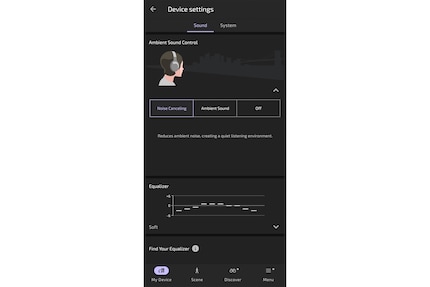 Am Smartphone lässt sich das Headset mit der Sound Connect App konfigurieren.