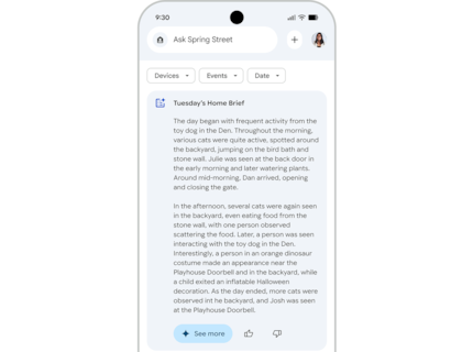 Ein Report fasst die Ereignisse des Tages zusammen.