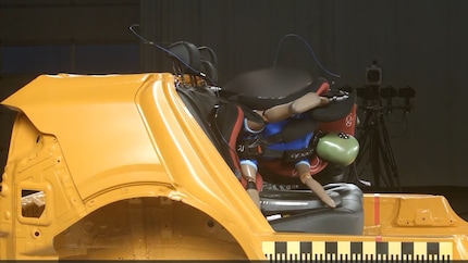 The Reecle 360 with a 15-kilogram dummy.