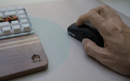 Die Mouse A sieht schlicht aus und liegt gut in der Hand.