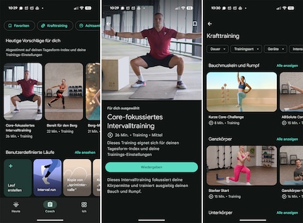 In Fitbit Premium sind jede Menge Workouts enthalten.