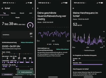 Die Pixel Watch 4 bietet detailliertes Schlaftracking.
