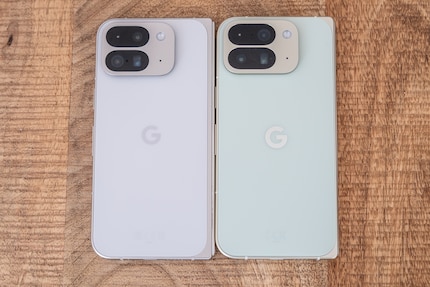 Almost identical twins – the new Pixel 10 Pro Fold’s the one on the right.