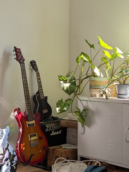 Photo of my chaos corner – I like the atmosphere.