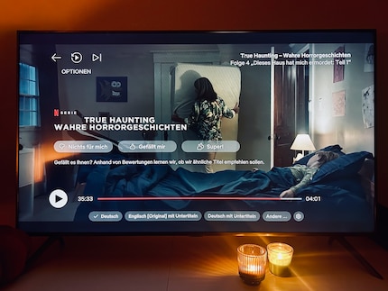 Netflix an, Anika glücklich.